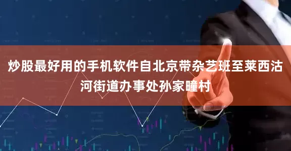 炒股最好用的手机软件自北京带杂艺班至莱西沽河街道办事处孙家疃村