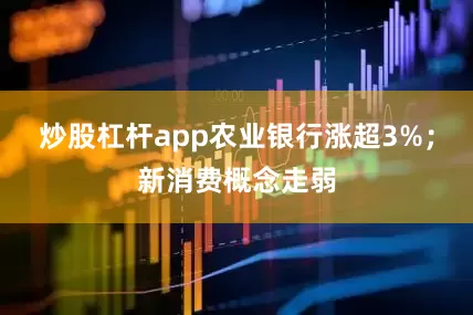 炒股杠杆app农业银行涨超3%；新消费概念走弱