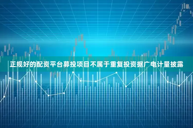 正规好的配资平台募投项目不属于重复投资据广电计量披露