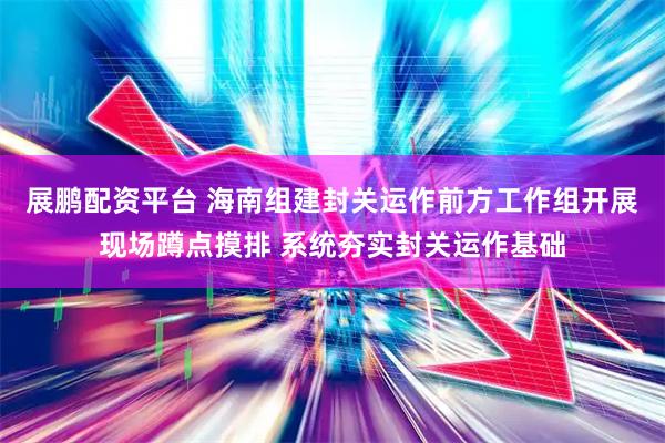展鹏配资平台 海南组建封关运作前方工作组开展现场蹲点摸排 系统夯实封关运作基础